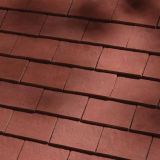 Dreadnought Classic Clay Eaves Tile - Deep Red Sandfaced