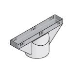 Marley Clay Plain in-line Tile Vent Adaptor
