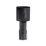 Windmaster Stainless Steel Chimney Cowl for Solid Fuel 200mm - Black