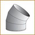 Diamond Dome Sunpipe 300mm 3 - Section Adjustable 45dg Elbow