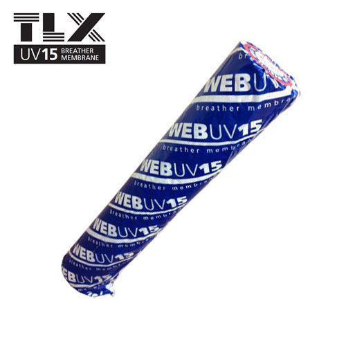 TLX UV15 Professional Breathable Pitched Roofing Felt - 50m x 1m Roll