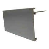 GRP Felt Trim Type 4 (Grey) - 100mm Face 65mm Leg 2.5m Long