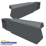 Manthorpe SmartVerge uPVC Dry Verge Unit - Left Hand (Grey)