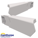 Manthorpe SmartVerge uPVC Dry Verge Unit - Right Hand (White)