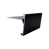 GRP Asphalt Roof V Trim (Grey) - 90mm Face 90mm Leg 2.5m Long