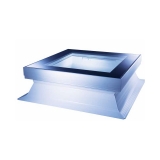 Mardome Flat Glass Rooflight Fixed on Standard Kerb - 1500mm x 1500mm